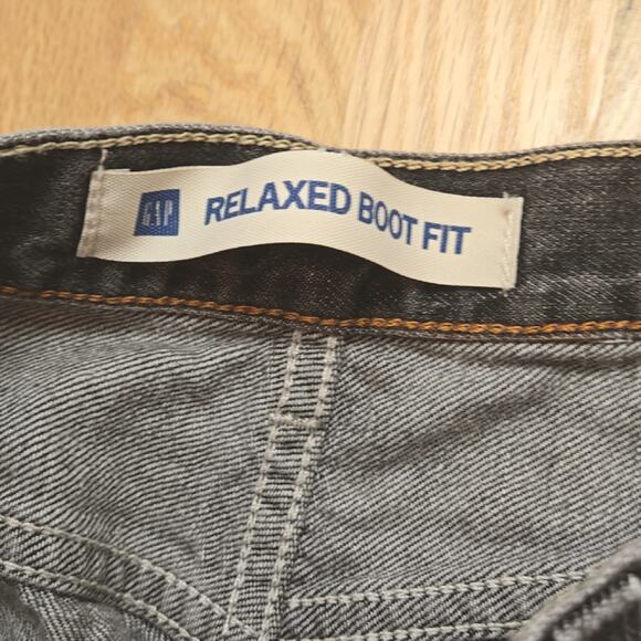 Gap y2k men's Black Relaxed Boot Fit jeans size 29 - Picture 4 of 6